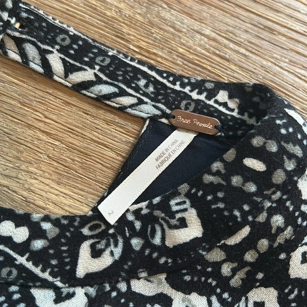Free People Long sleeve cutout dress size 2